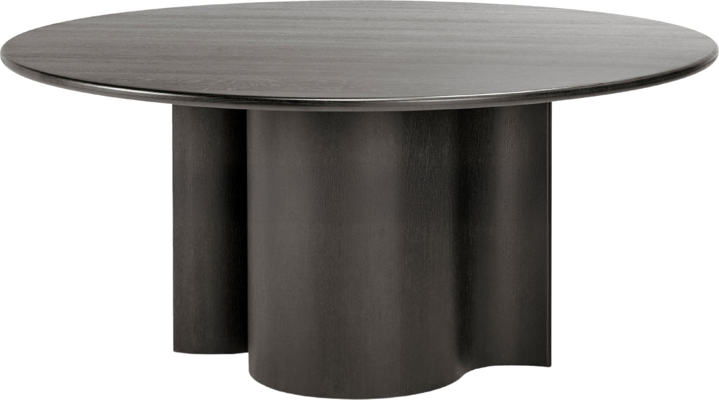 Okrągły stół do jadalni Virginia 150 cm czarny dąb