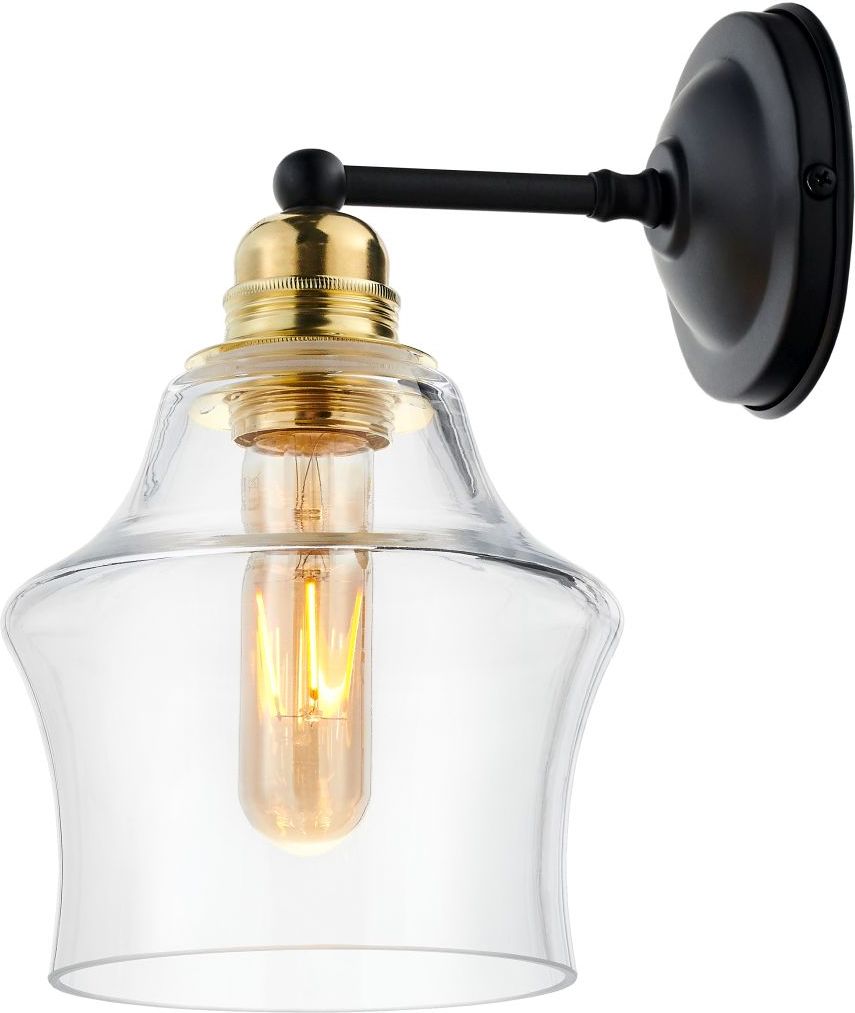 Kinkiet Longis II czarno-złoty