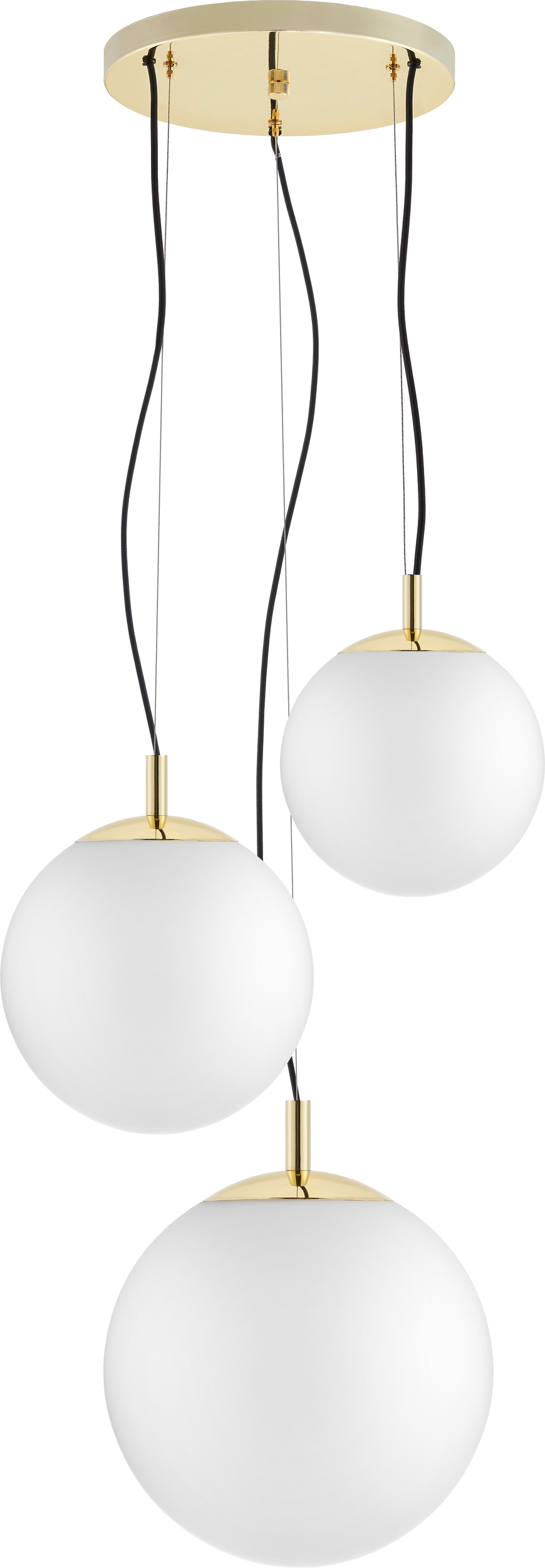 Lampa wisząca Alur 2 złota