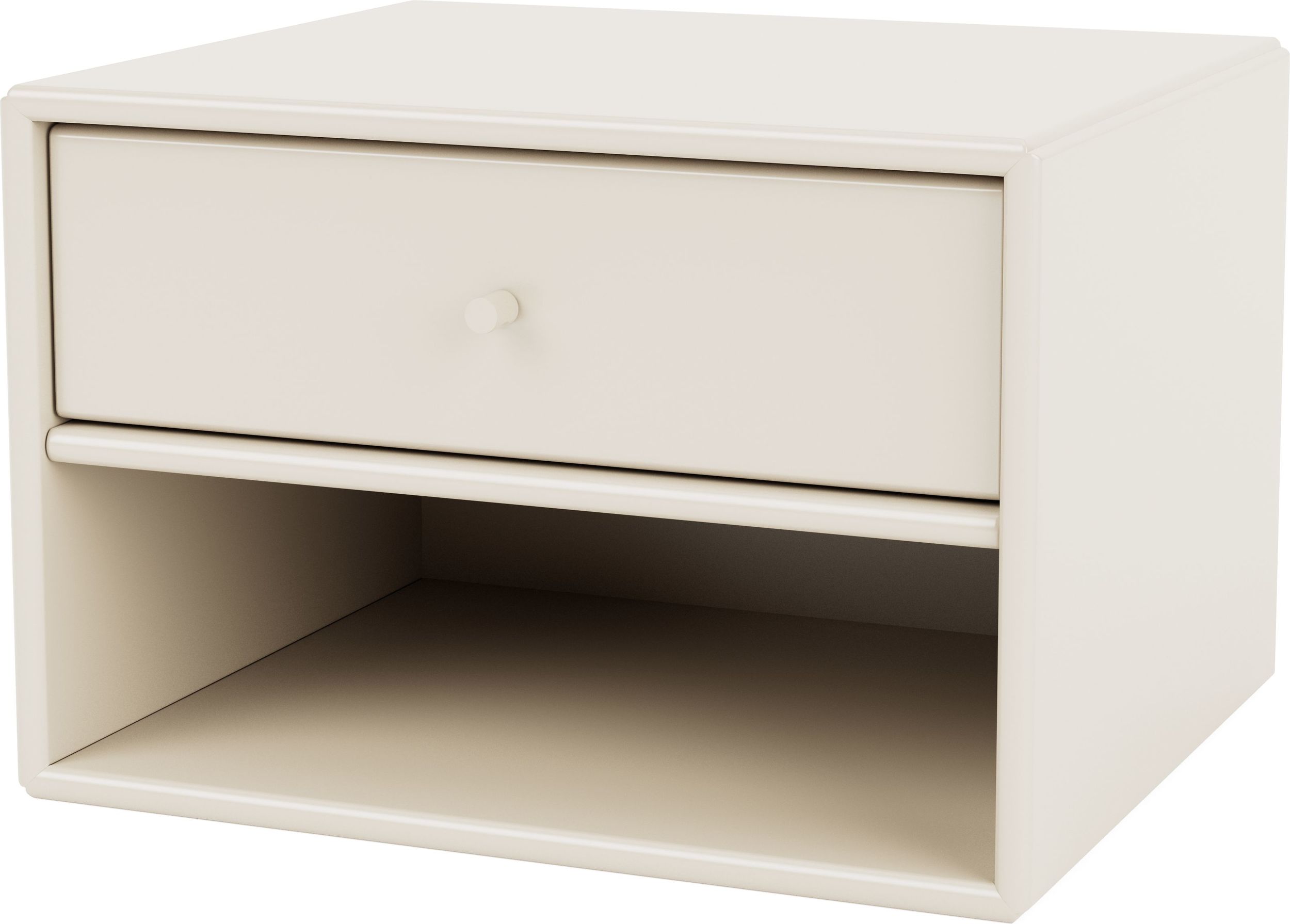 Szafka nocna wisząca Dash jasnobeżowa