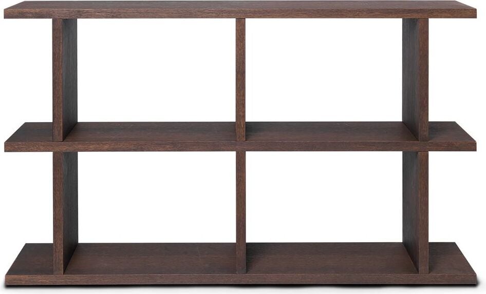 Regał na książki Kona 122,5 x 72 cm ciemny dąb