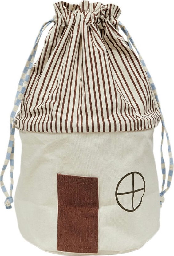 Kosz do przechowywania Koya 52 cm beżowo-brązowy