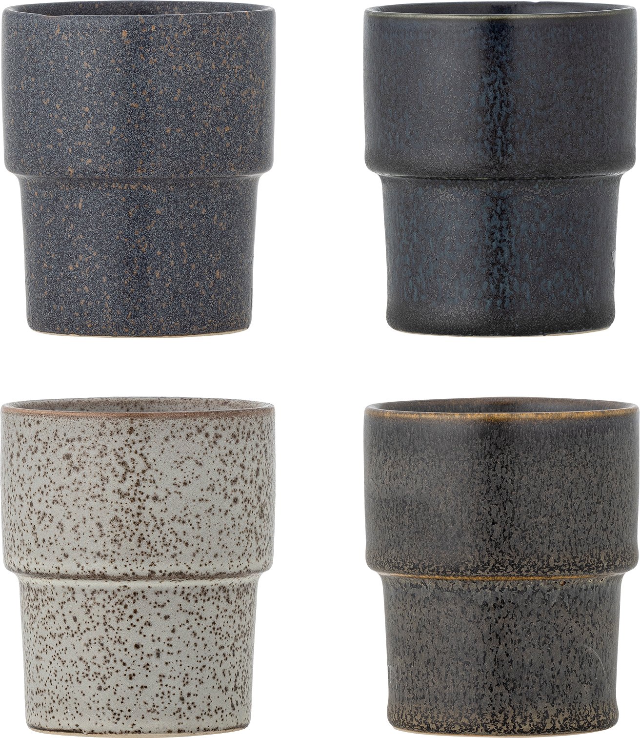 Kubki Ewan 150 ml czarne 4 szt.