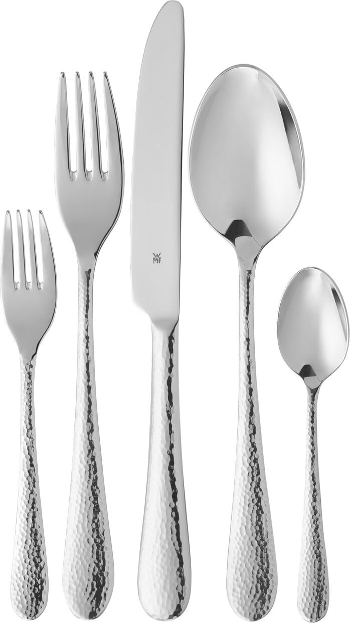 Komplet sztućców Sitello srebrny 30 el.