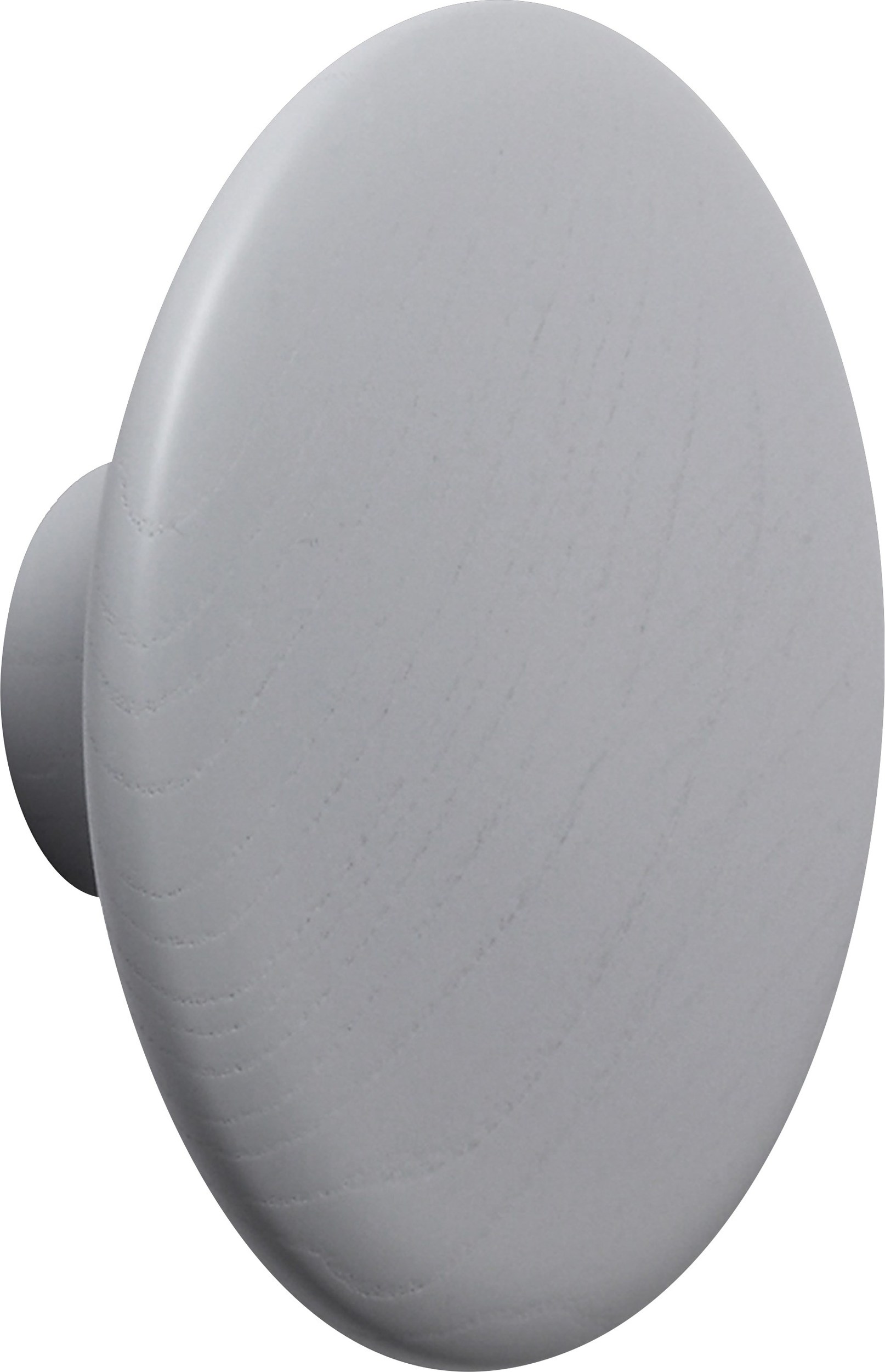 Haczyk ścienny Dots Wood 9 cm szary