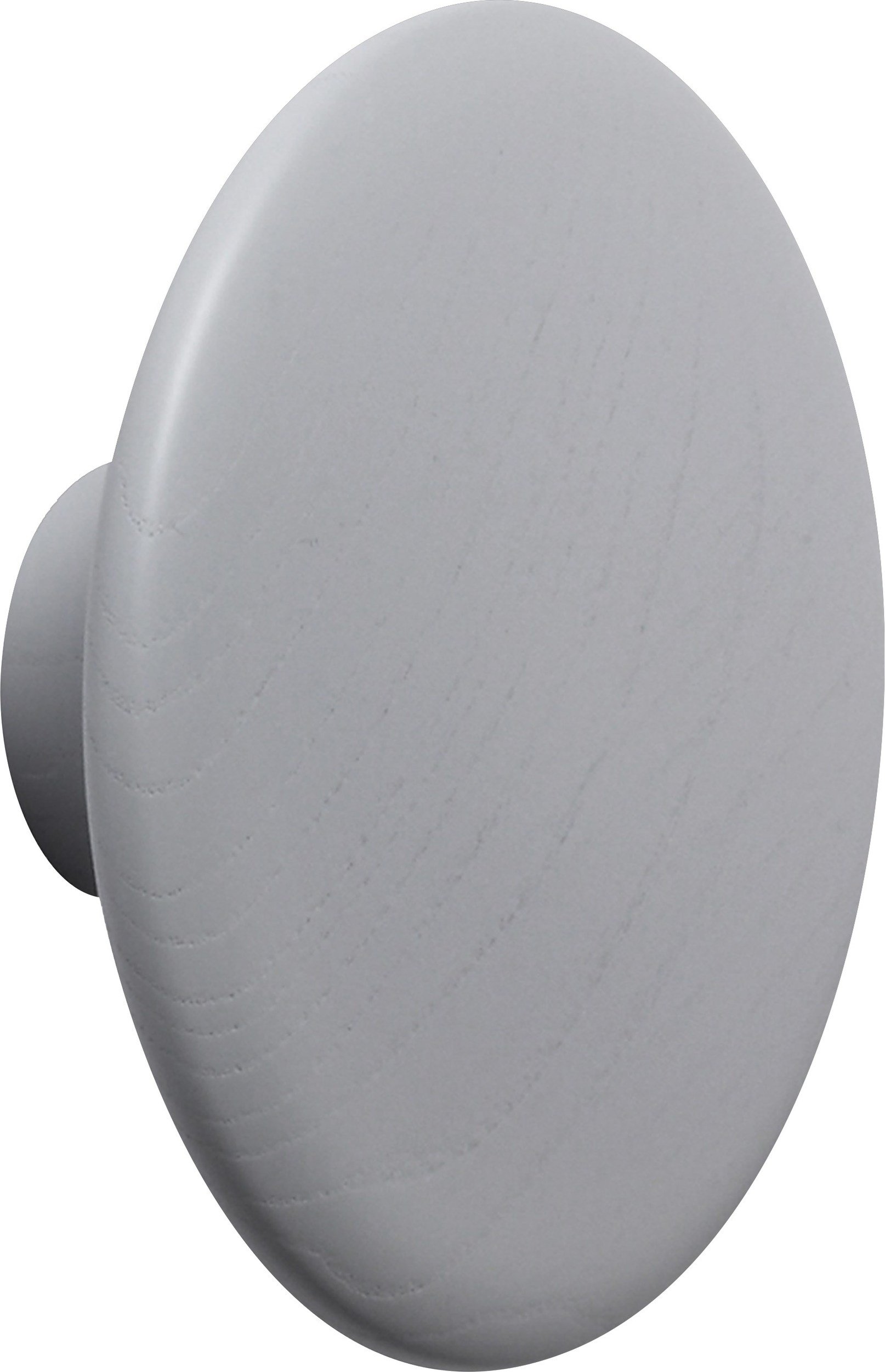 Haczyk ścienny Dots Wood 9 cm szary