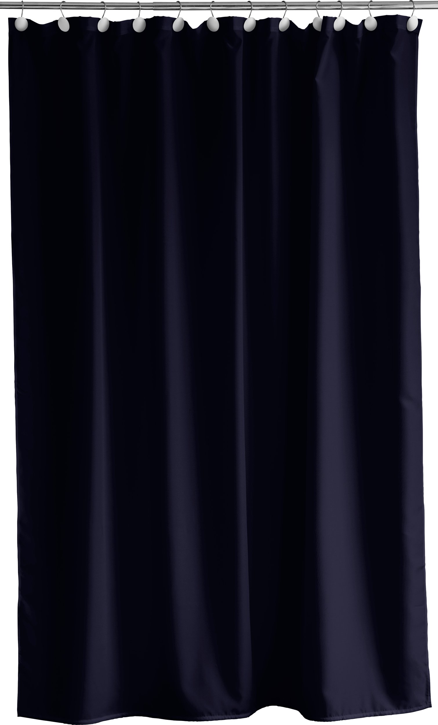 Zasłona prysznicowa Comfort 180 x 200 cm granatowa