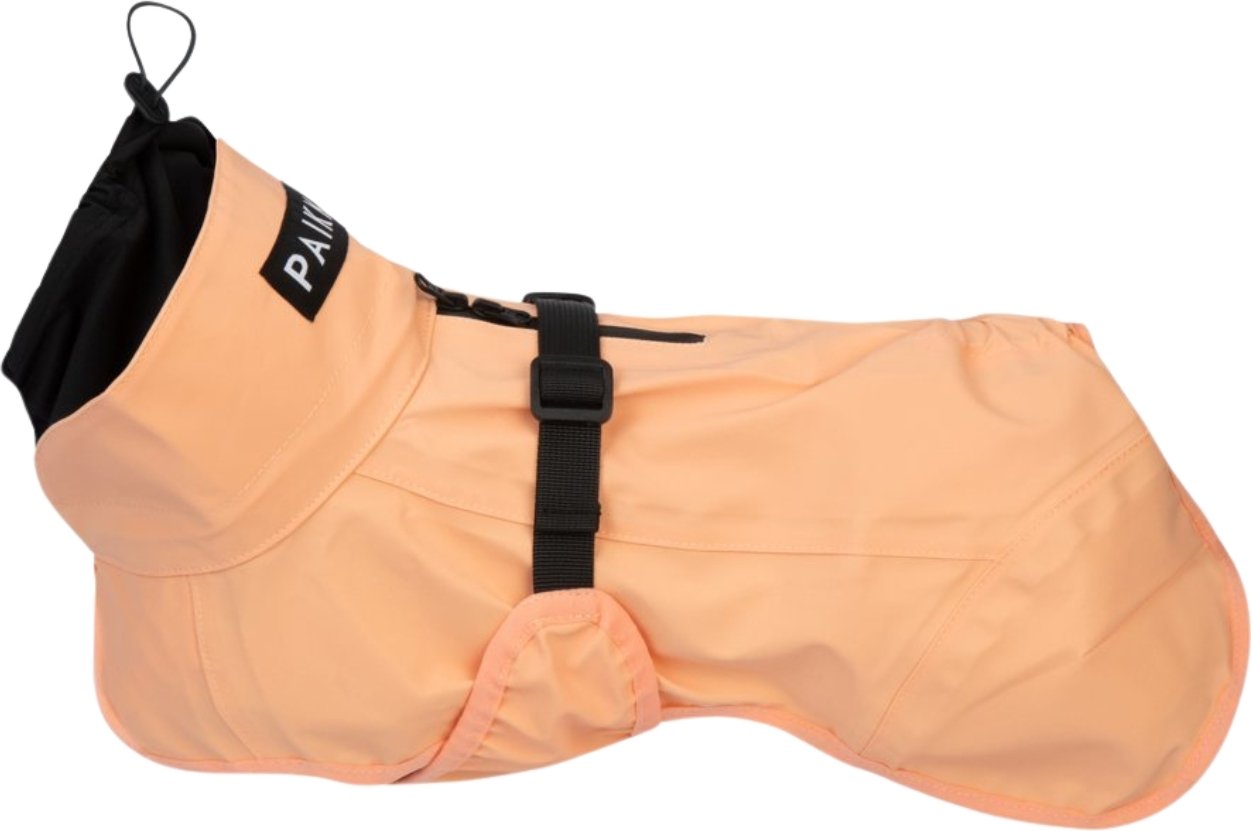 Płaszcz przeciwdeszczowy dla psa Paikka Reflective 70 cm brzoskwiniowy