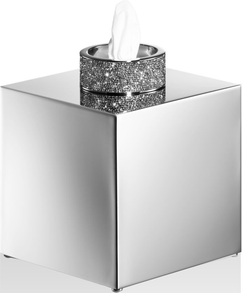 Pojemnik na chusteczki Rocks chrom