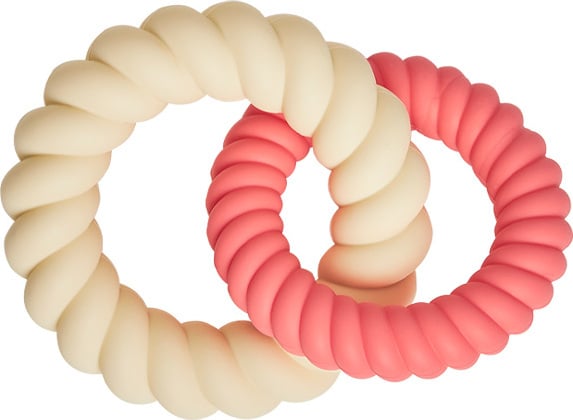 Gryzak Mellow beżowo-czerwony