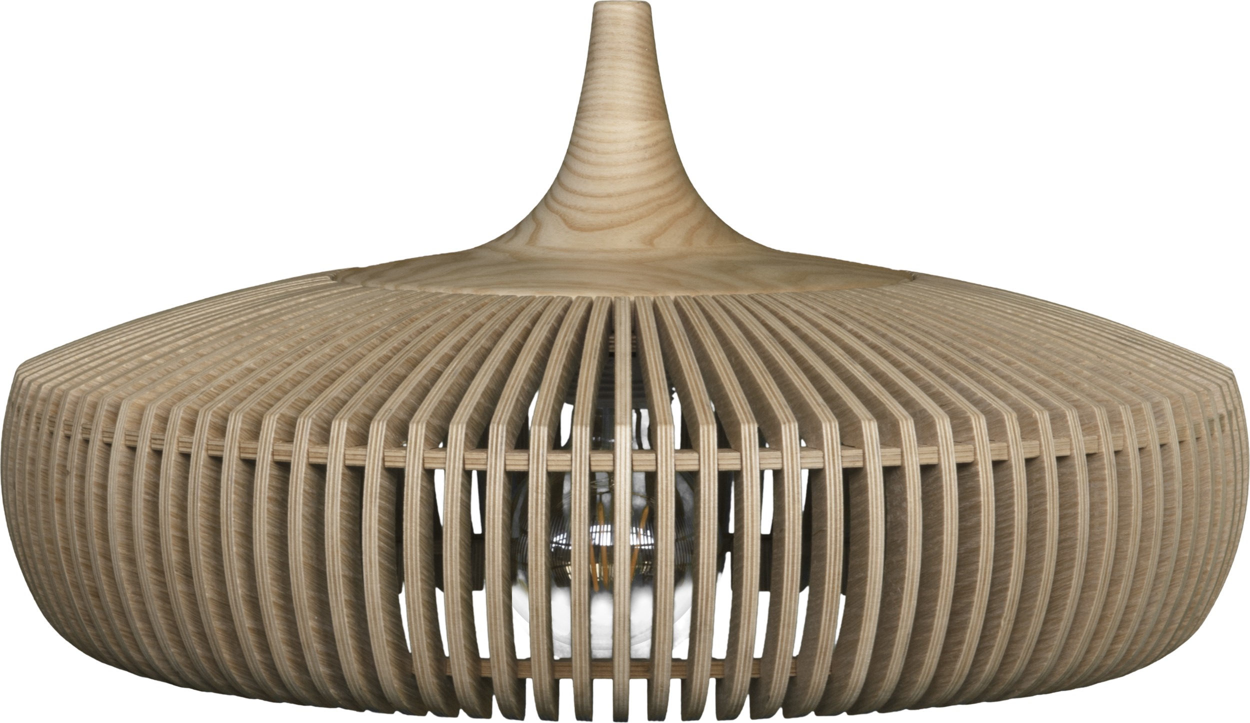 Lampa wisząca Clava Dine Wood jasna