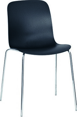 Krzesło Substance stal chromowana musztardowe