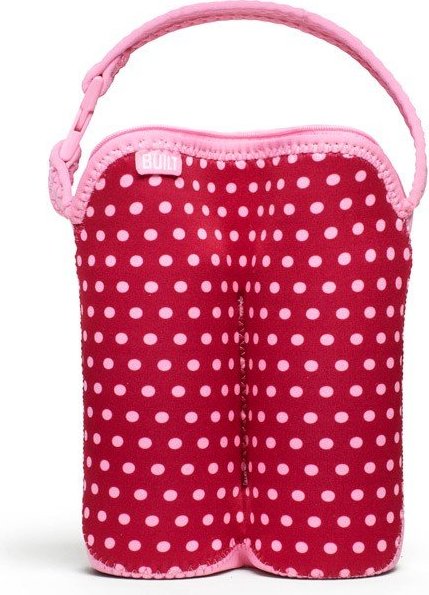 Pokrowiec na dwie butelki dla dziecka Bottle Buddy Pink Mini Dots