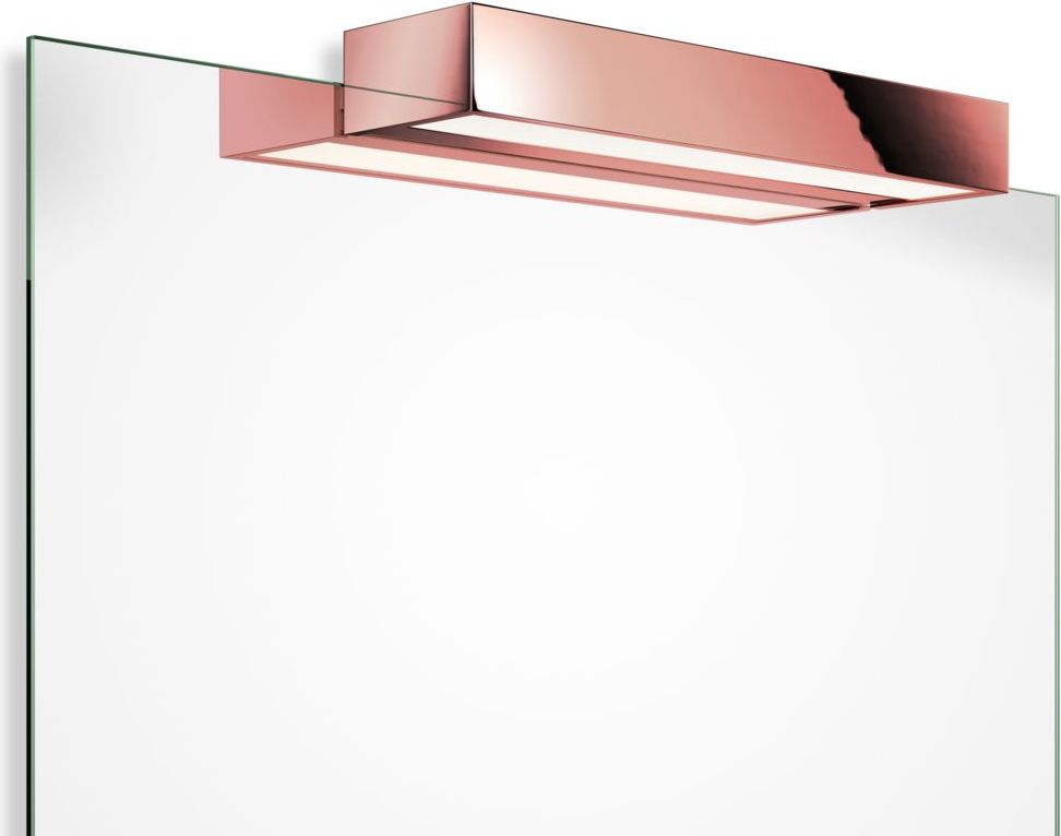 Lampa nad lustro Box Clip On LED 2700K 40 cm różowe złoto