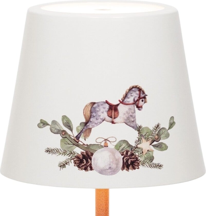 Abażur do lampy Poldina Christmas konik na biegunach