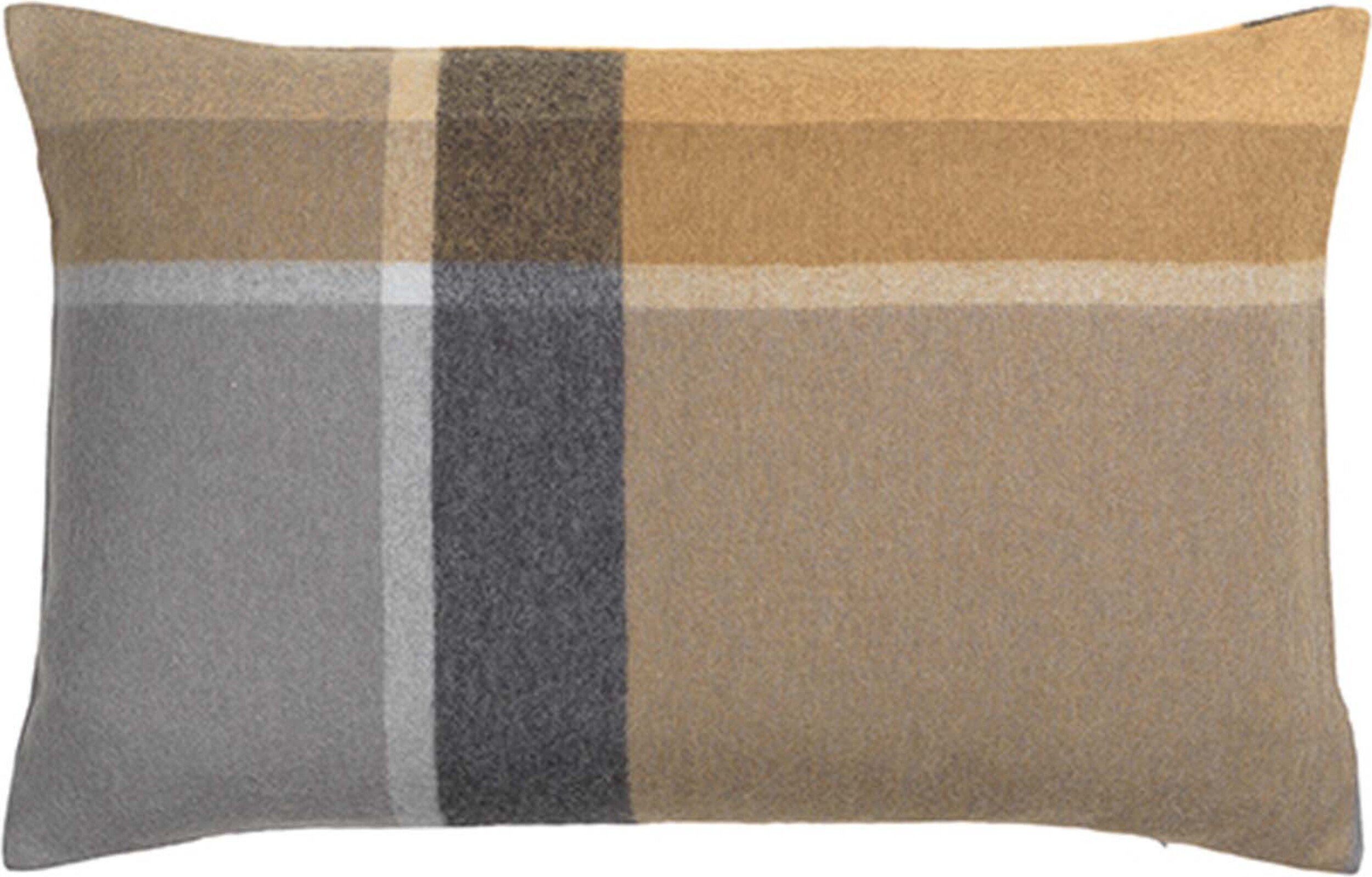 Poszewka dekoracyjna Manhattan 40 x 60 cm szaro-żółta