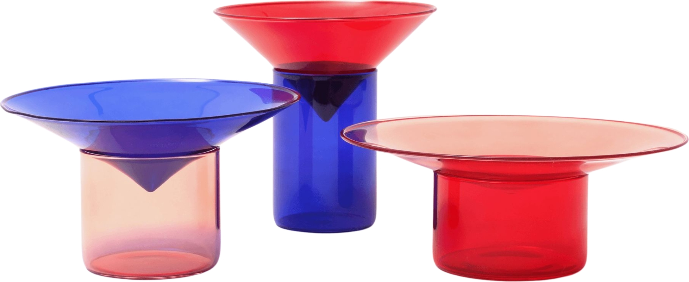 Naczynia Vovo niebiesko-czerwone 6 el.