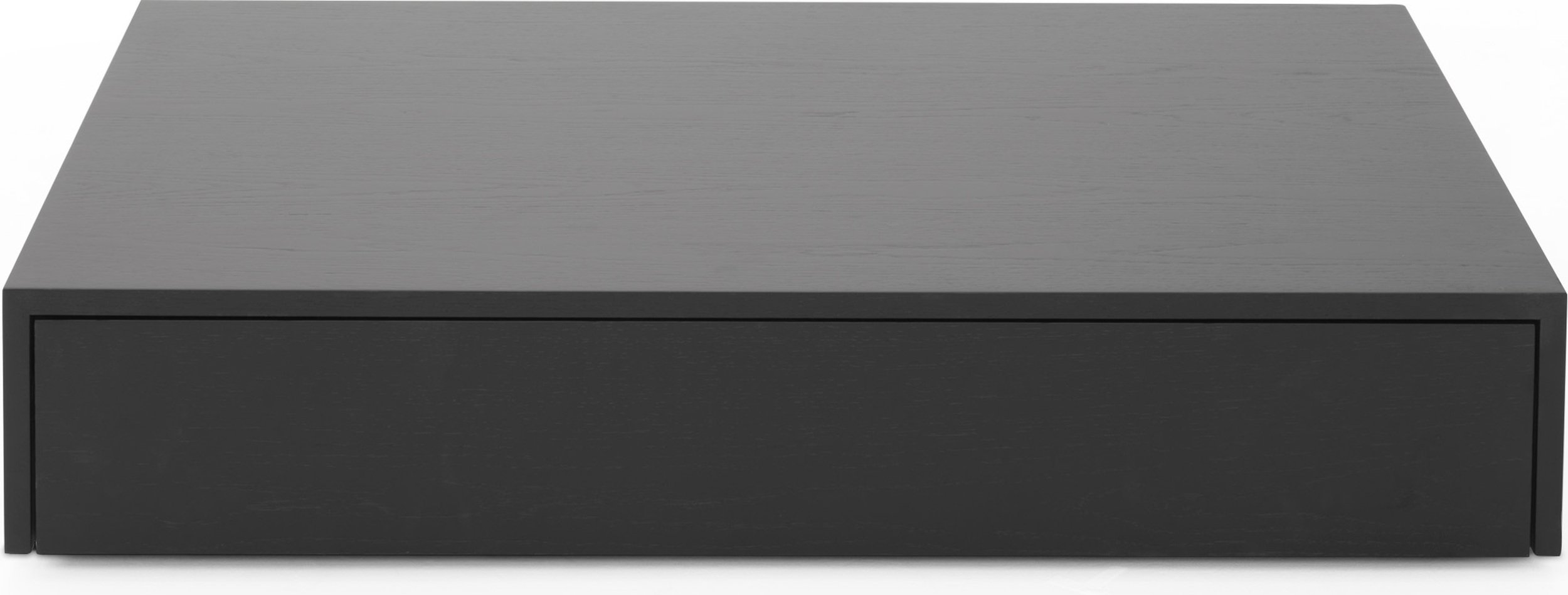 Stolik kawowy z szufladą Mass 75 x 103 cm czarny dąb