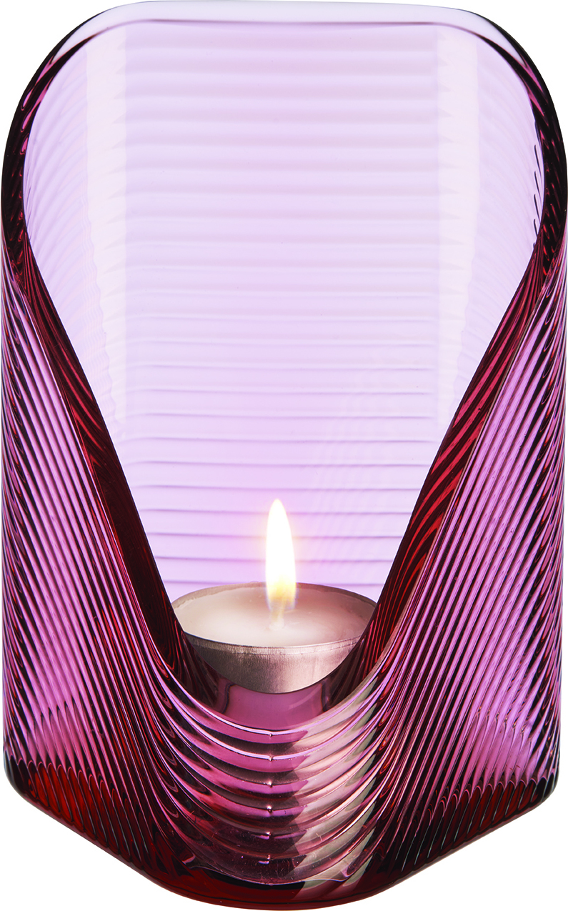 Świecznik na tealighty Mist M różowy