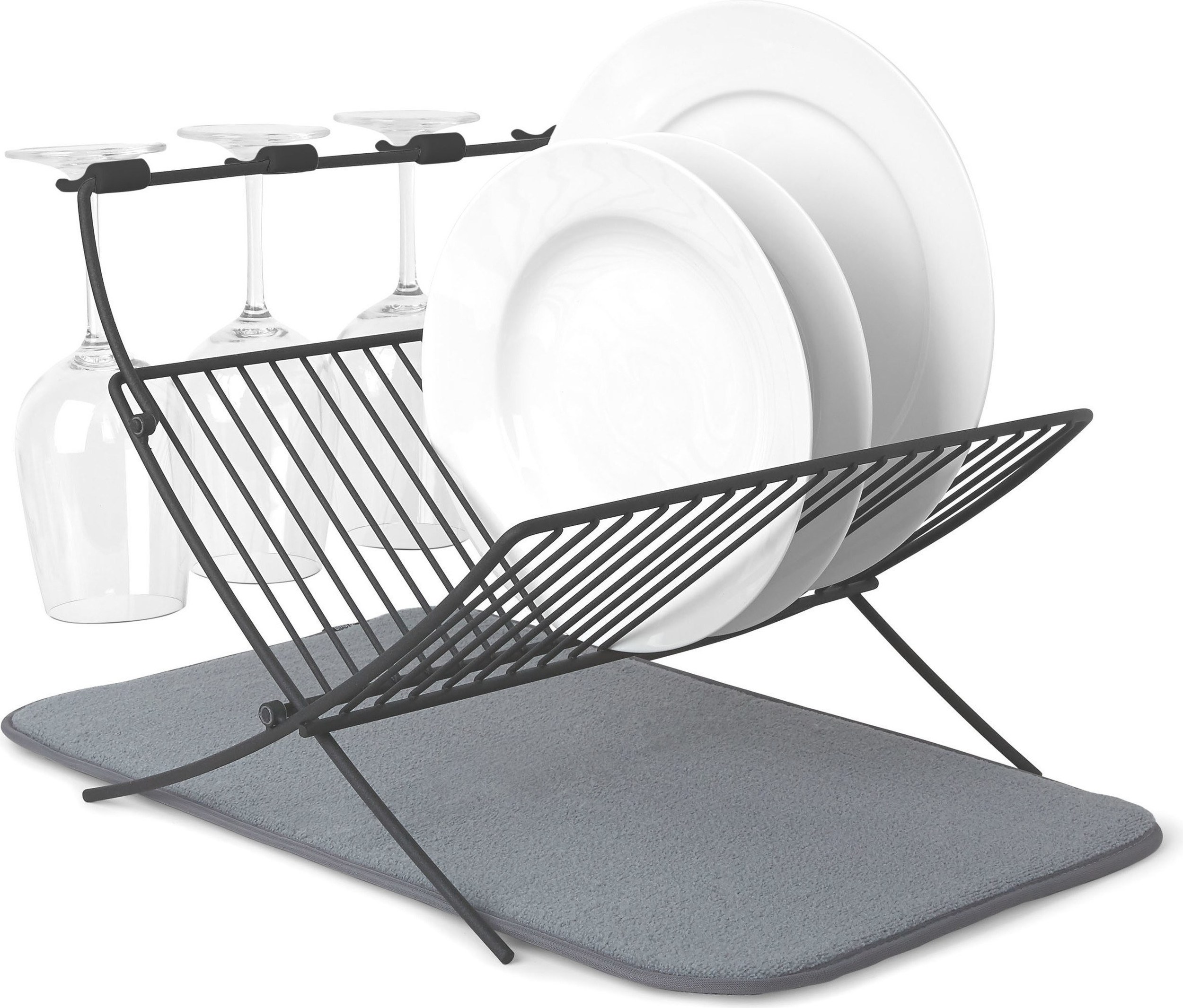 Suszarka do naczyń z miejscem na kieliszki Xdry