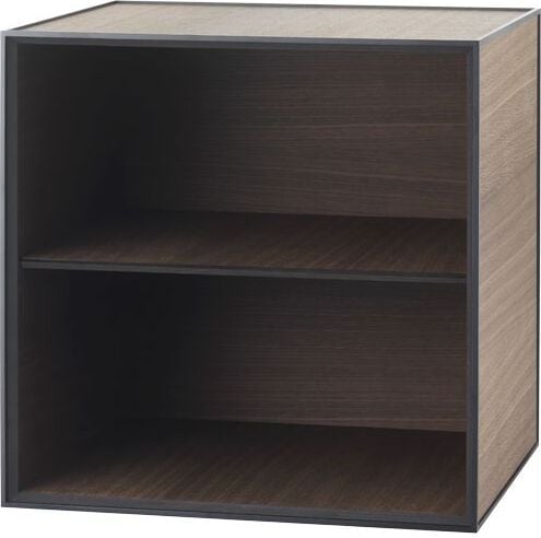 Szafka ścienna Frame 49 ciemny dąb z półką