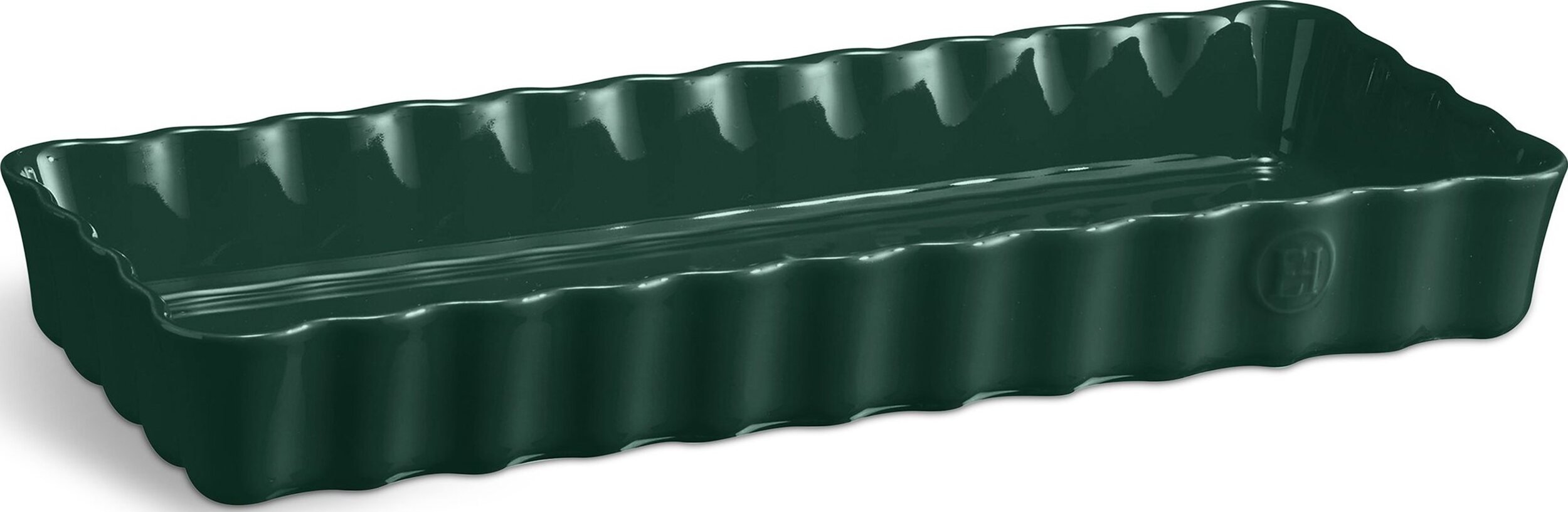Forma do tarty ceramiczna Emile Henry 15 x 36 cm zielona