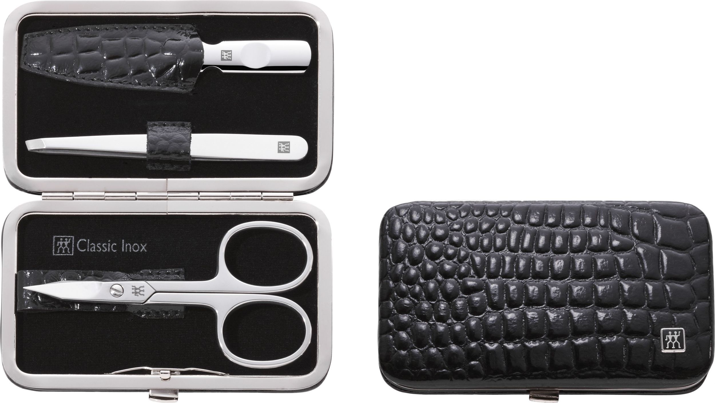 Akcesoria do manicure Classic Inox w etui 3 el.