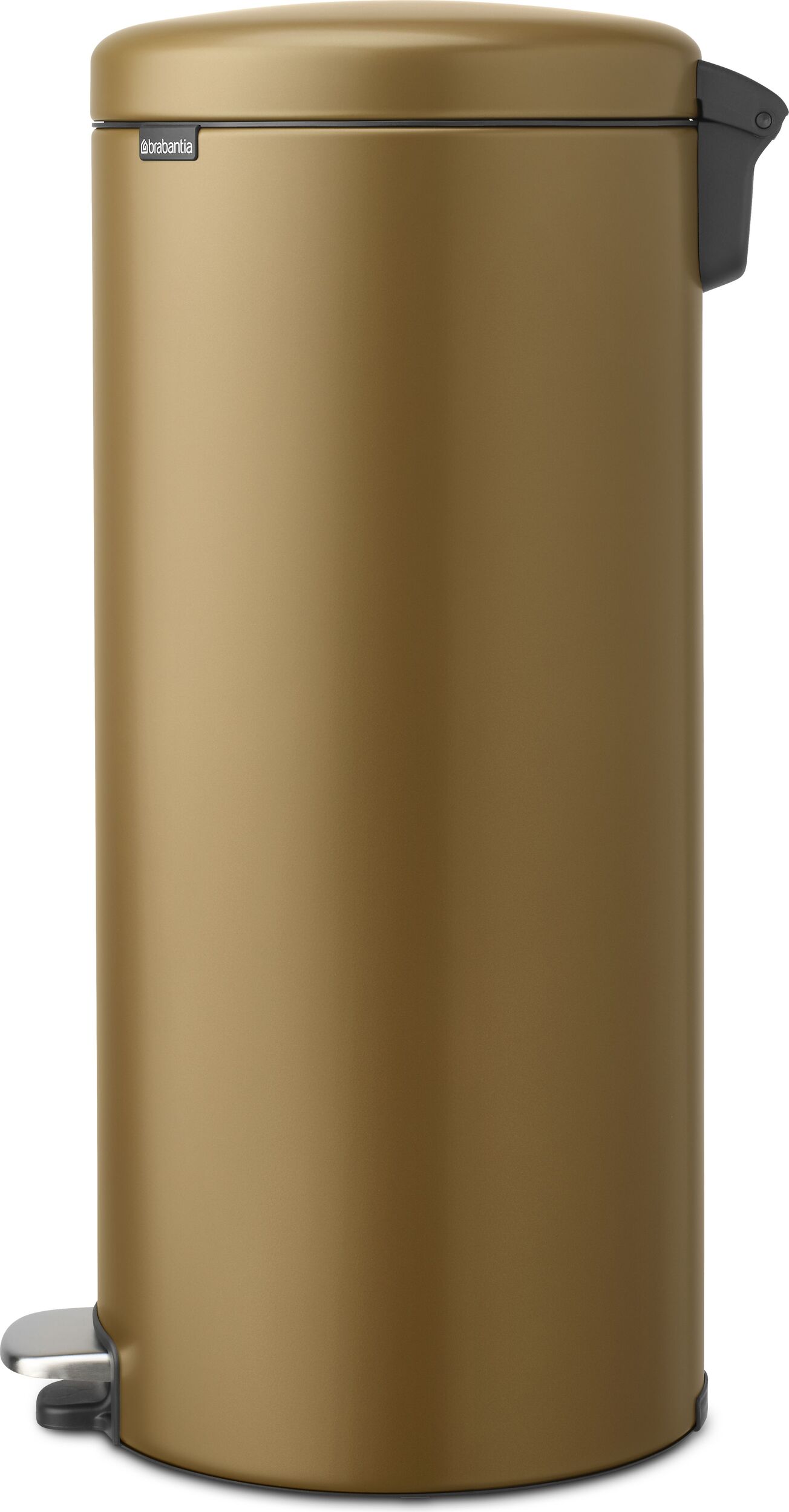 Kosz na śmieci pedałowy NewIcon 30 l mosiądz