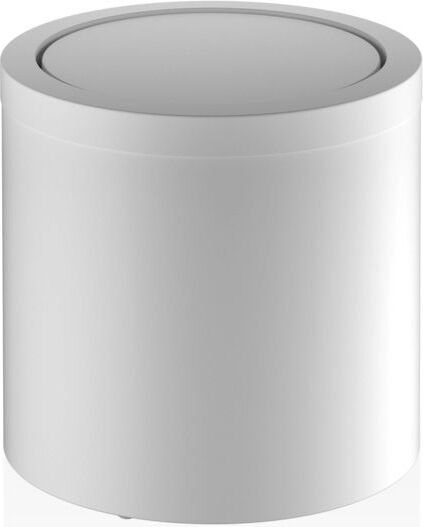 Kosz łazienkowy na śmieci Basic 21 cm biały mat