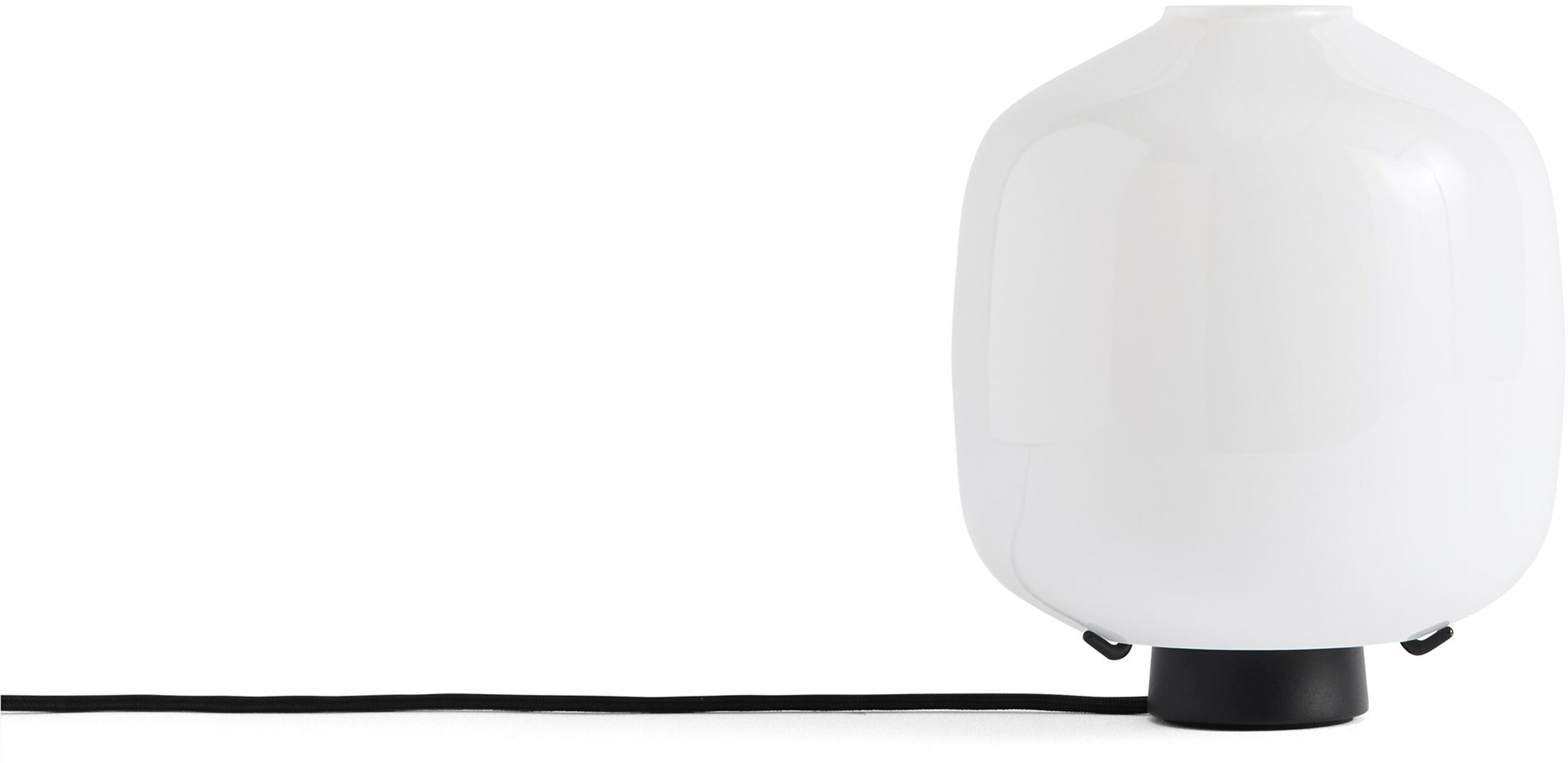 Lampa stołowa Aspekt Buoy 20 cm czarny kabel