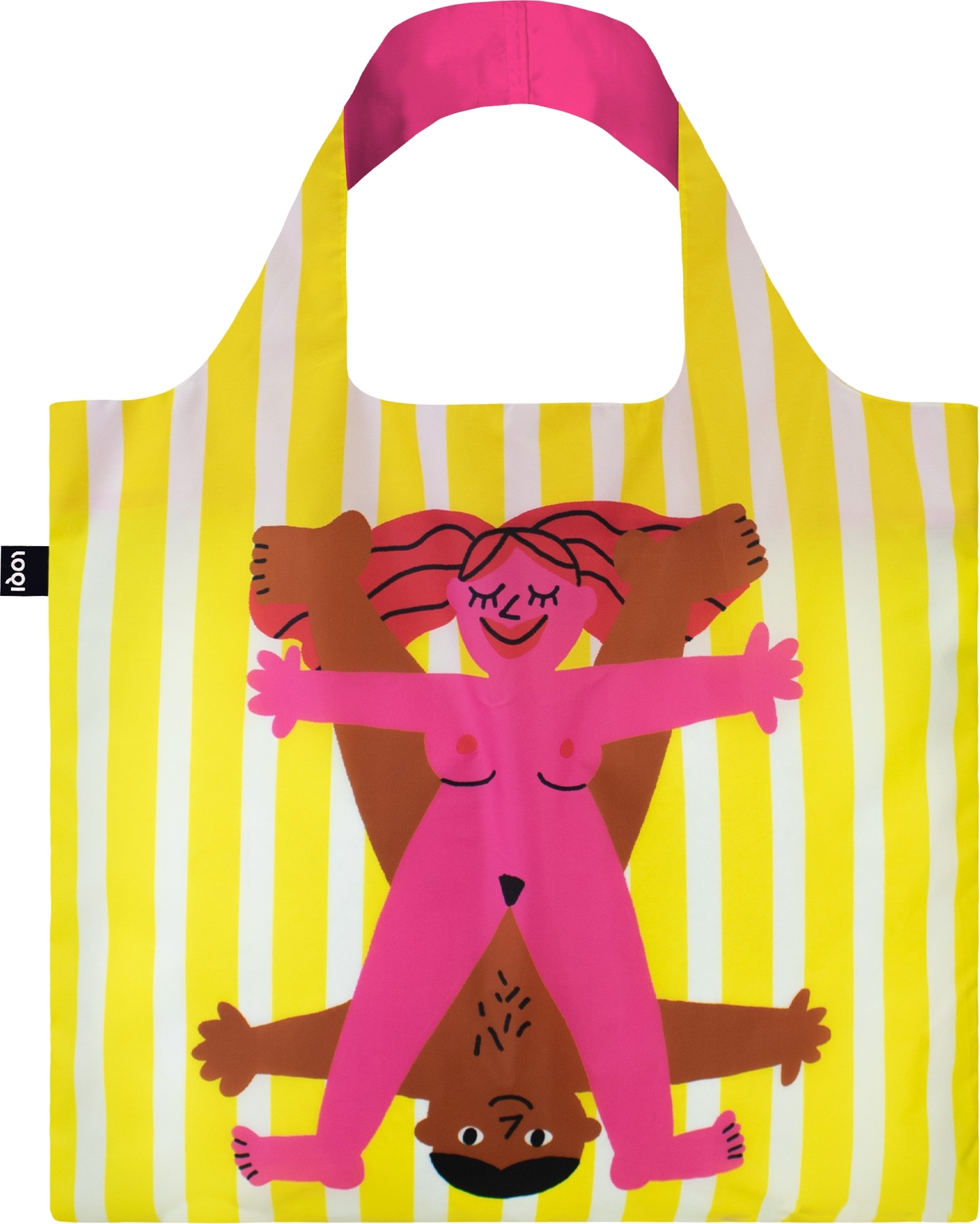 Torba LOQI Artist Cachete Jack Star Couples z recyklingu