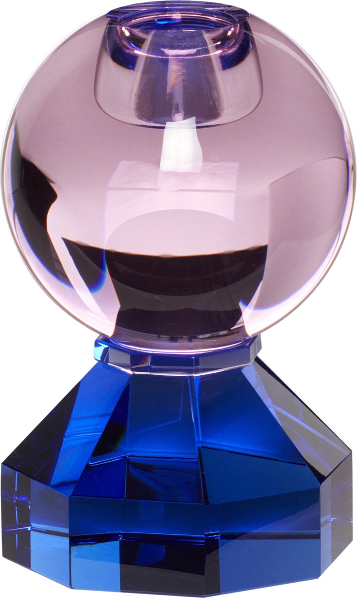 Świecznik Hübsch 340906 kryształowy