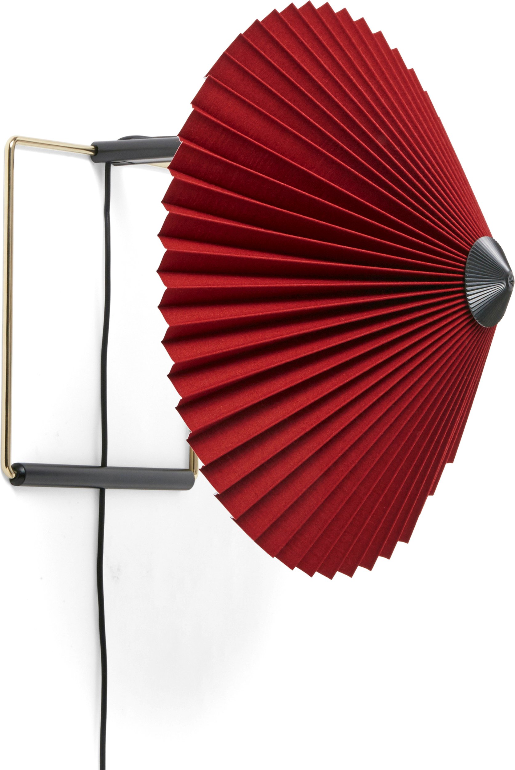 Lampa ścienna Matin 30 cm ciemnoczerwona