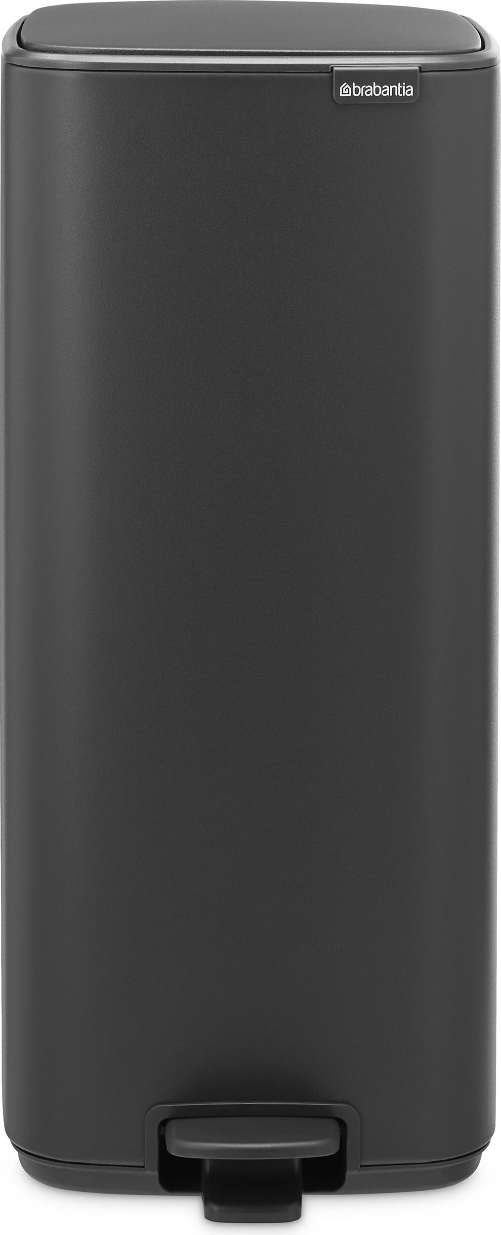 Kosz na śmieci pedałowy Bo 30 l ciemnoszary