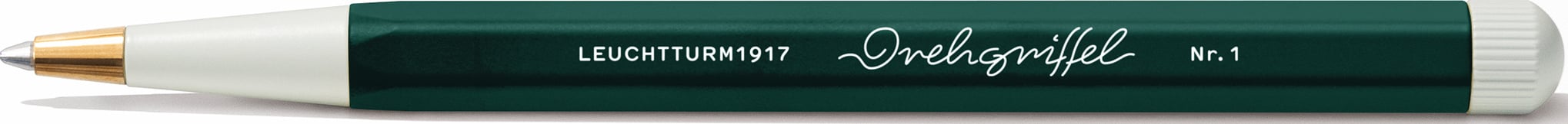 Długopis żelowy z czarnym tuszem Drehgriffel Nr. 1 leśna zieleń