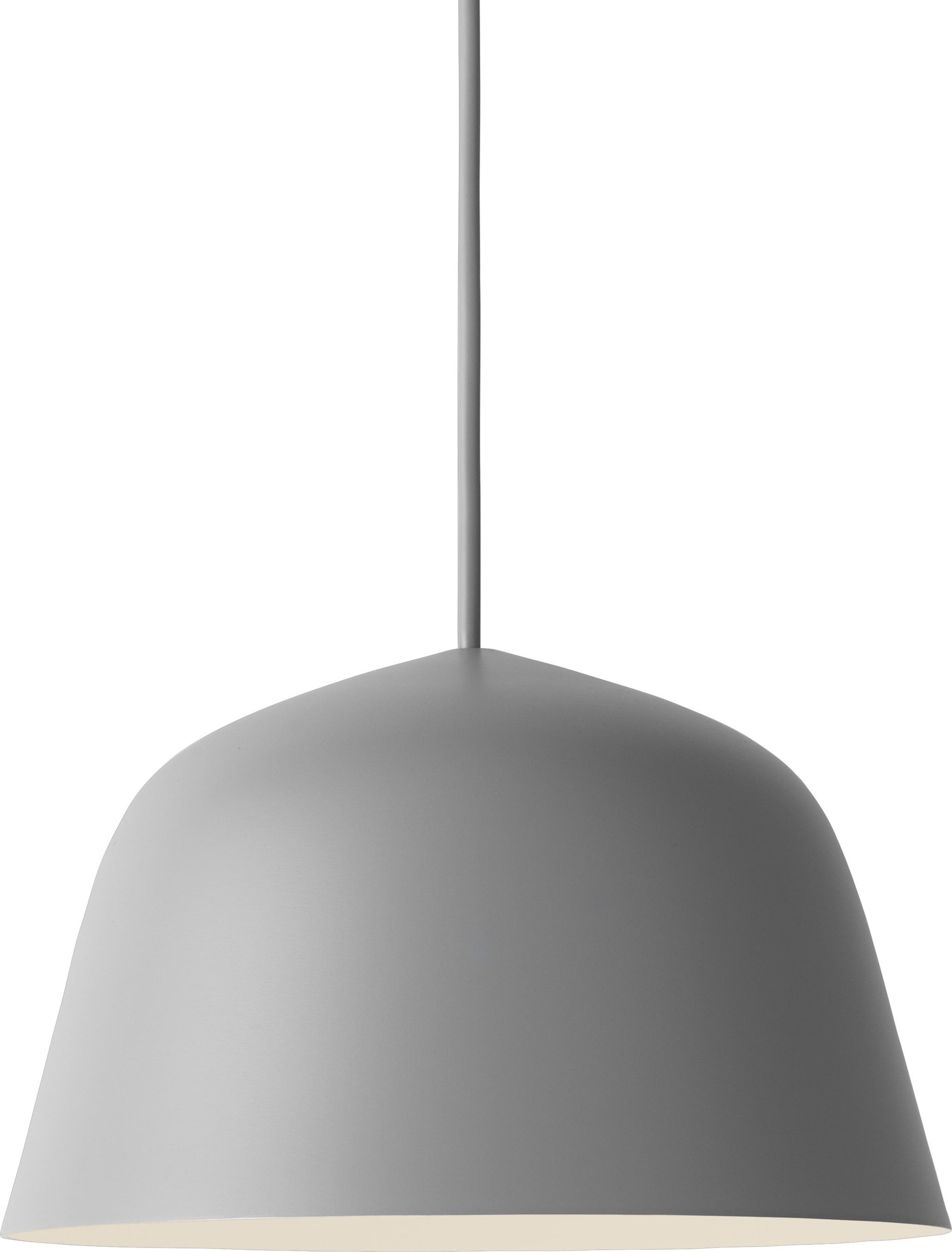 Lampa wisząca Ambit 25 cm szara