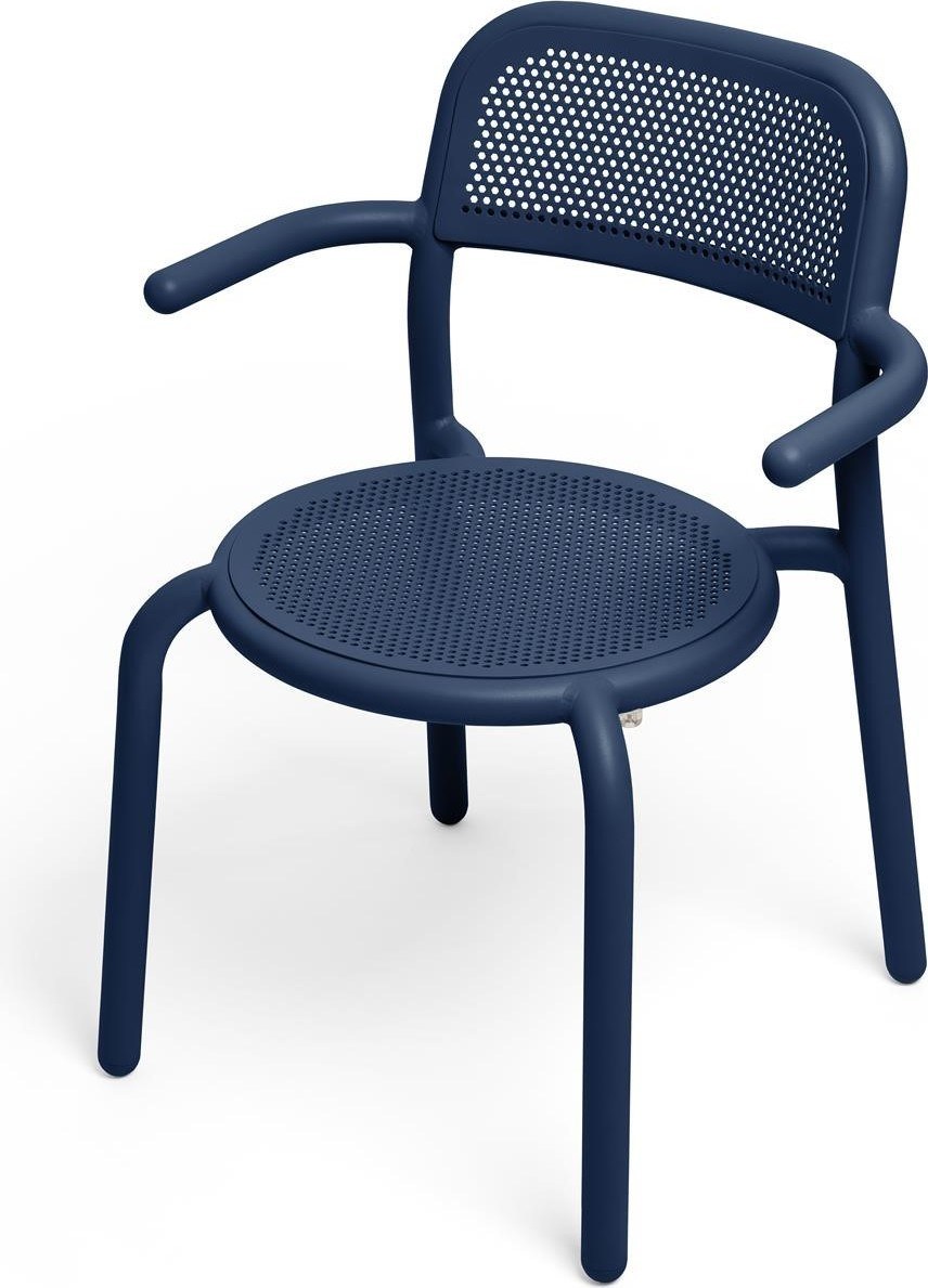 Fotele ogrodowe Toni niebieskie 2 szt.