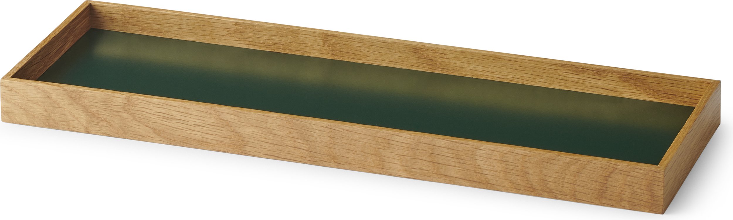Taca dekoracyjna Frame S zielona jasny dąb