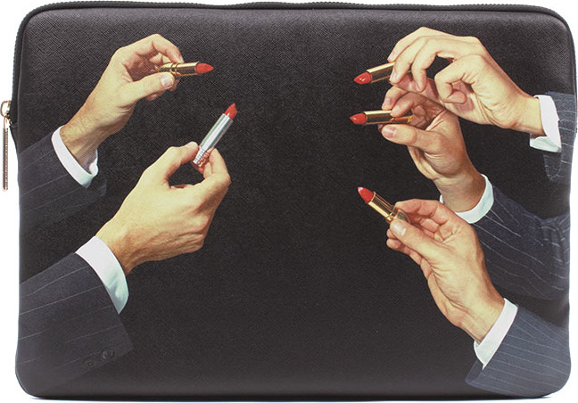 Etui na laptop Toiletpaper Lipsticks Black