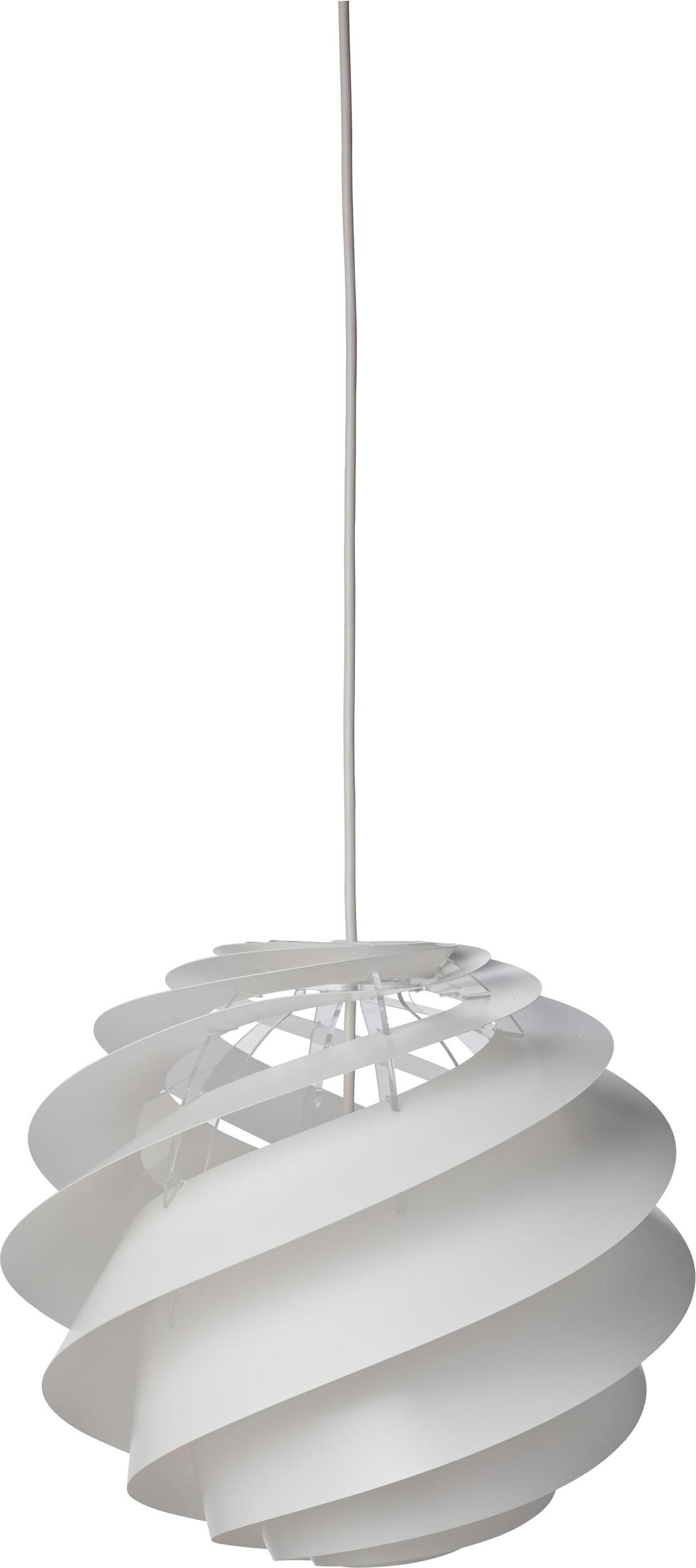 Lampa wisząca Swirl III 32 cm biała