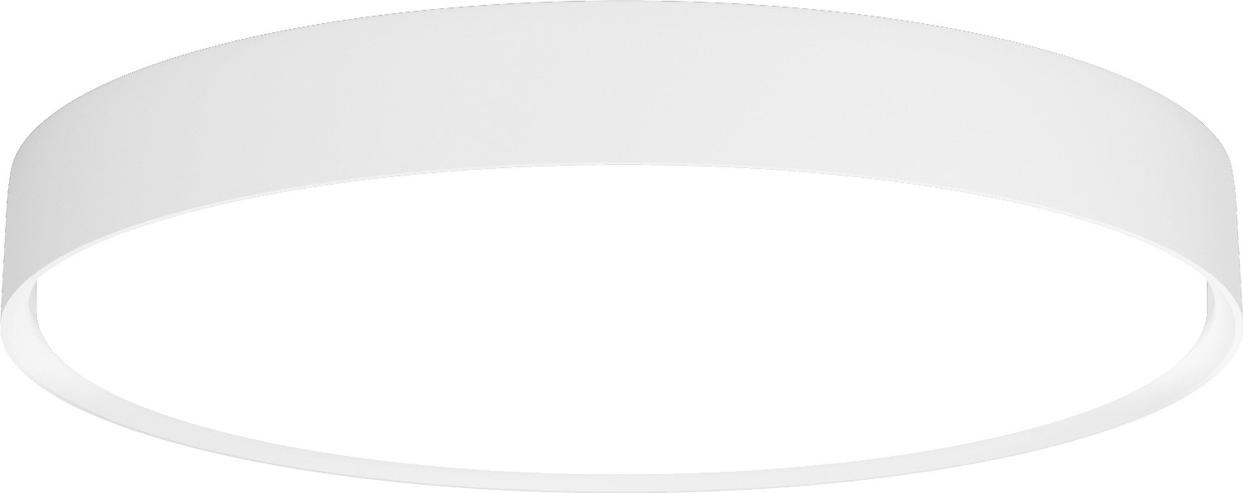 Plafon Slim Round Surface LED 4000K 44 cm biały z dyfuzorem pryzmatycznym sterowanie oświetleniem Dali