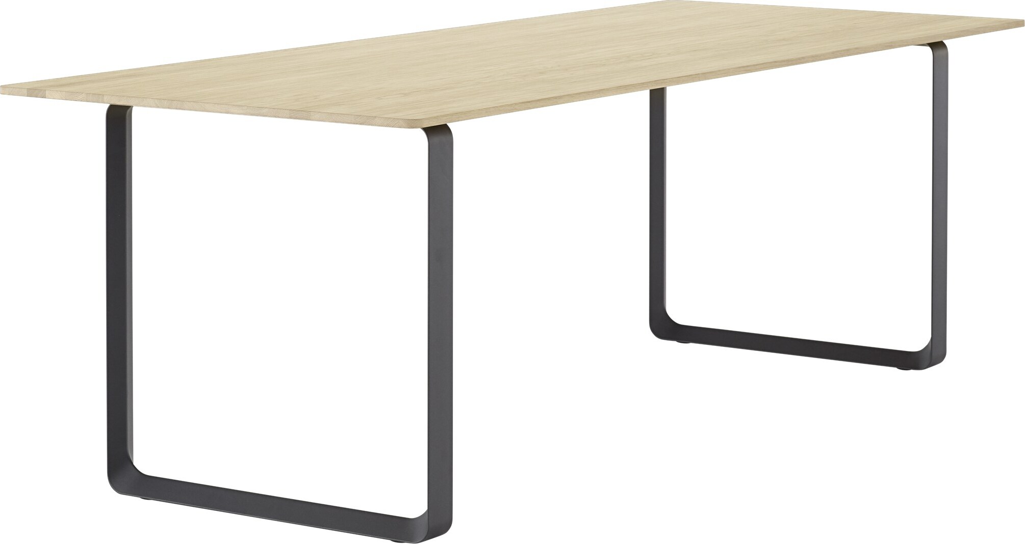 Stół Muuto 225 x 90 cm jasny dąb nogi czarne