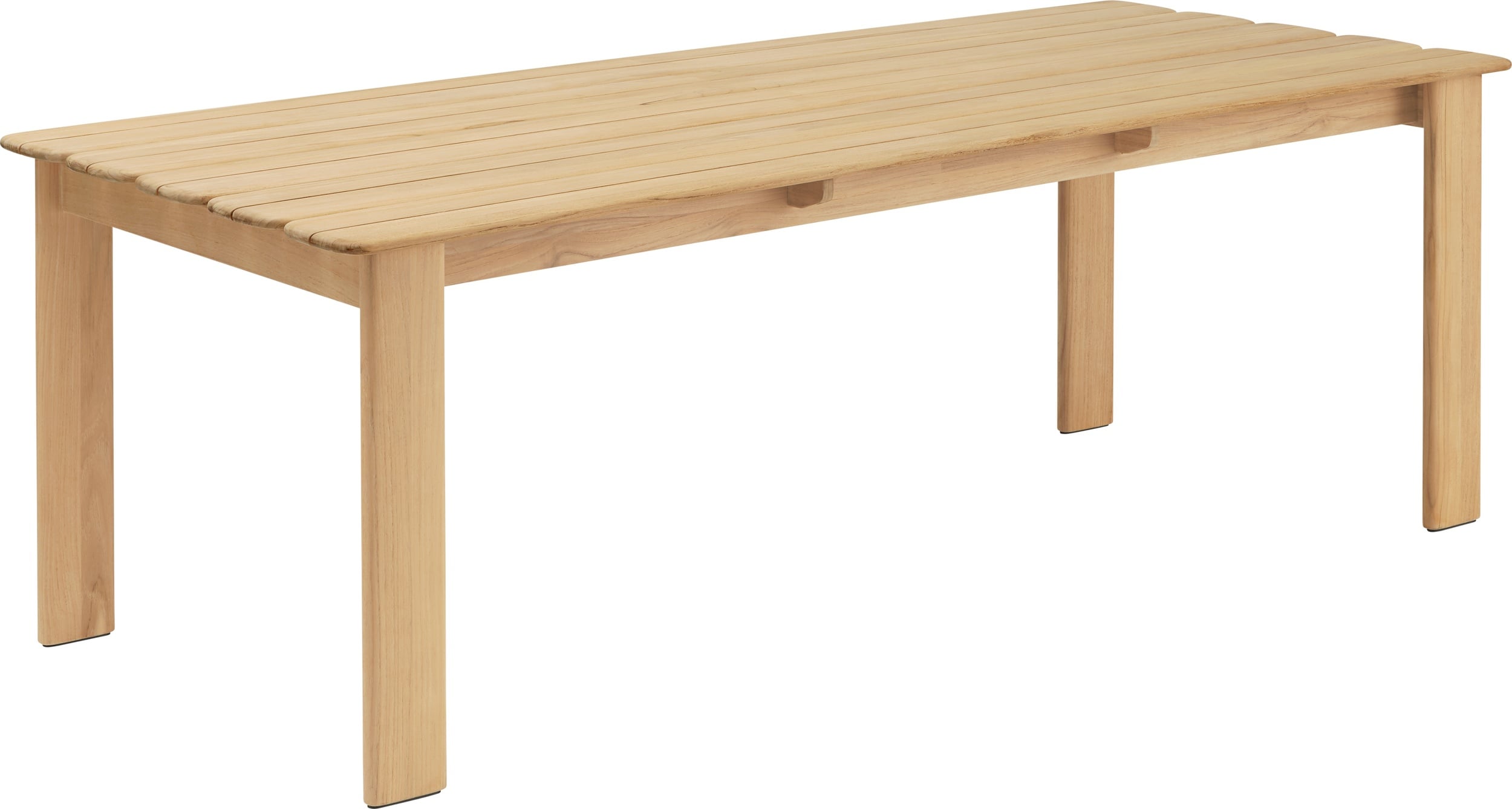 Stół ogrodowy Assemble 220 x 92 cm naturalne drewno