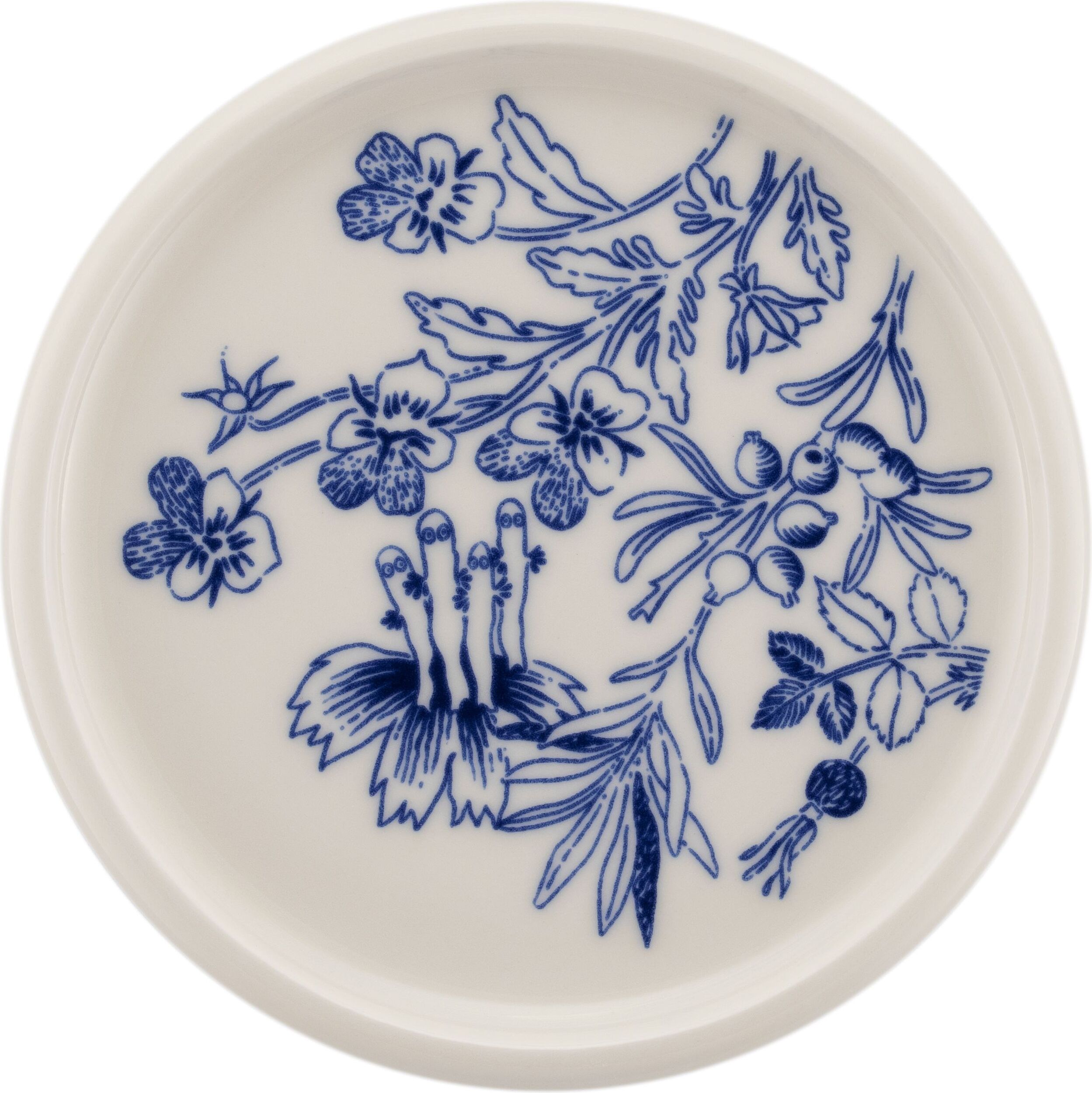 Talerz na przekąski Arabia Finland Muminki Haru 12 cm