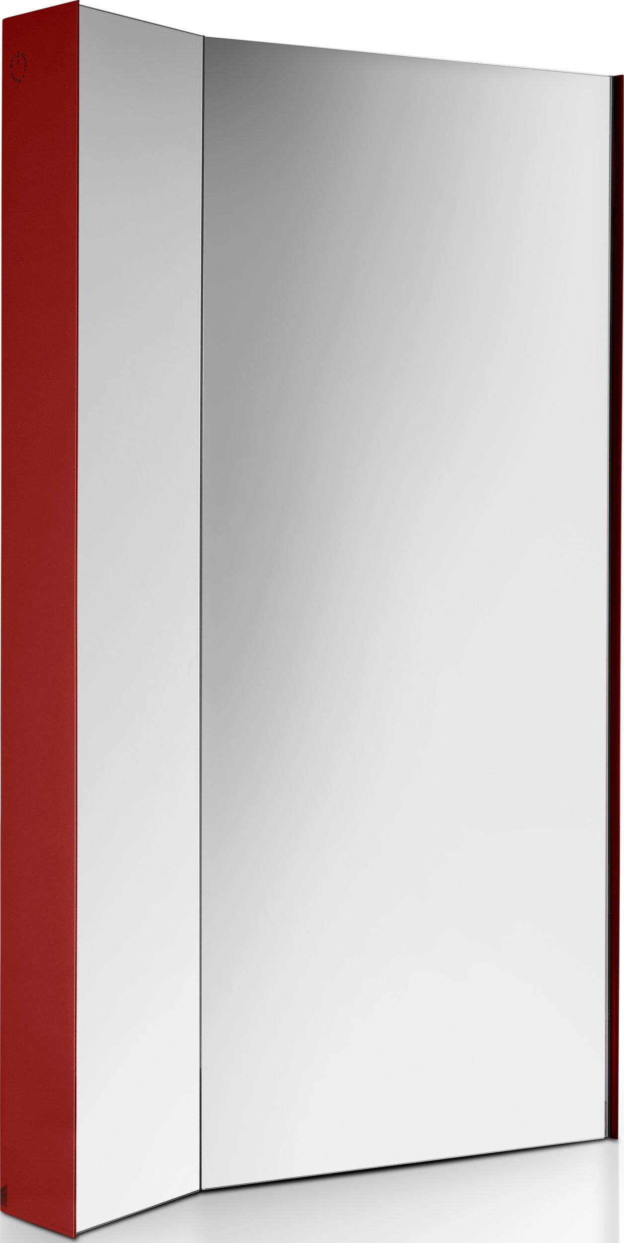 Lustro ścienne Mimesis czerwone