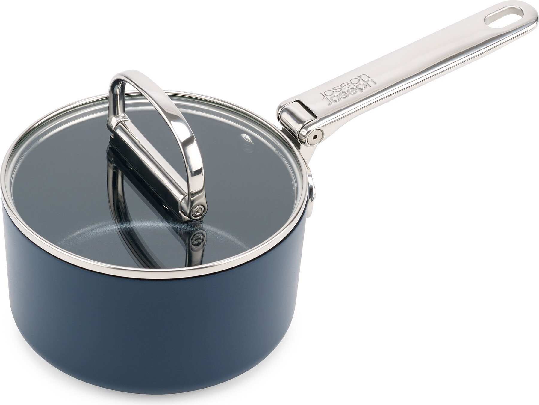 Rondel Space 15 cm niebieski ze składanym uchwytem i pokrywką