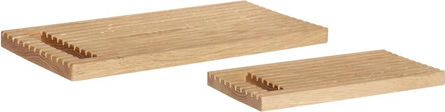 Deski do krojenia Hübsch drewniane 2 szt.