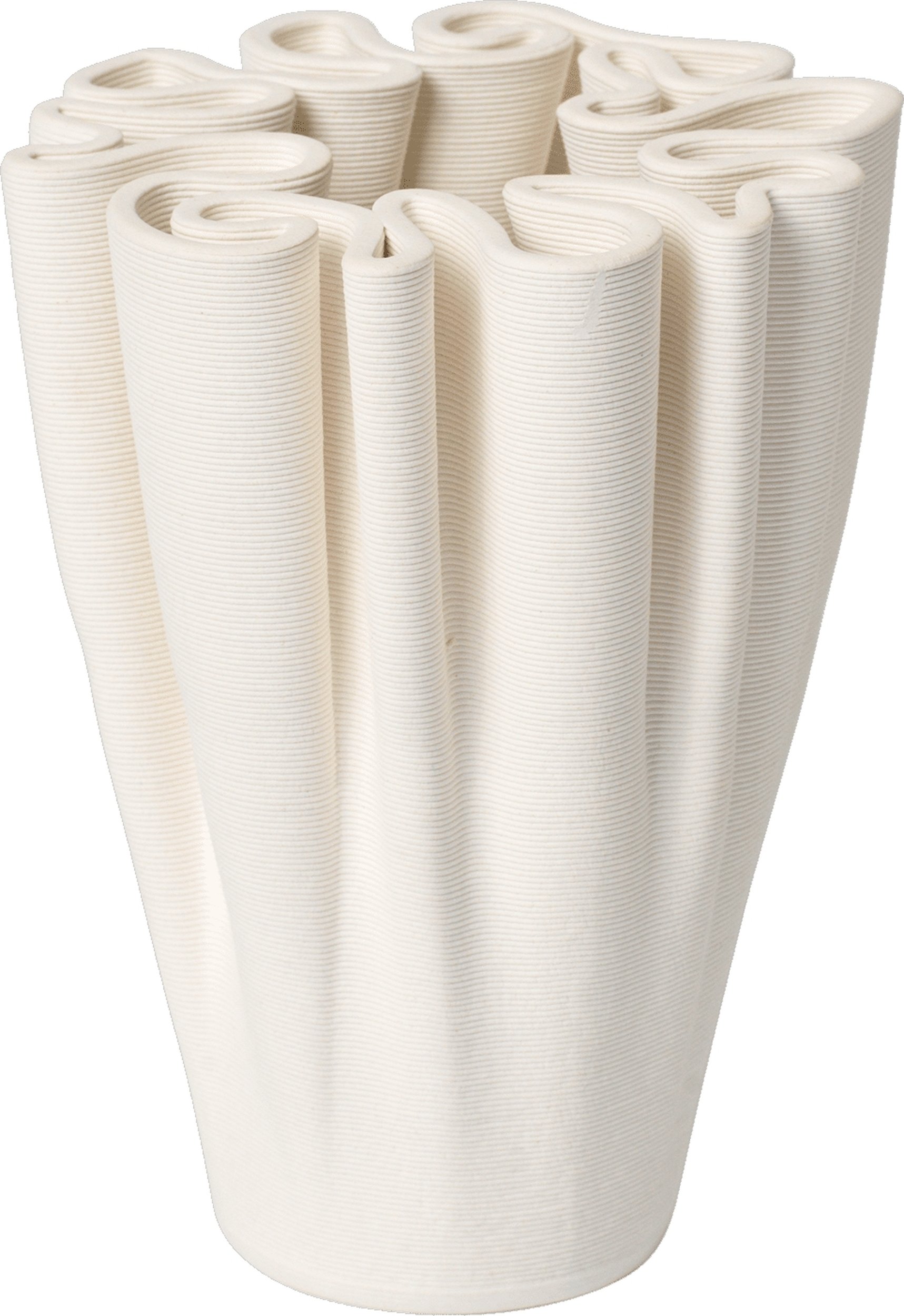 Wazon Dedali 11 cm złamana biel