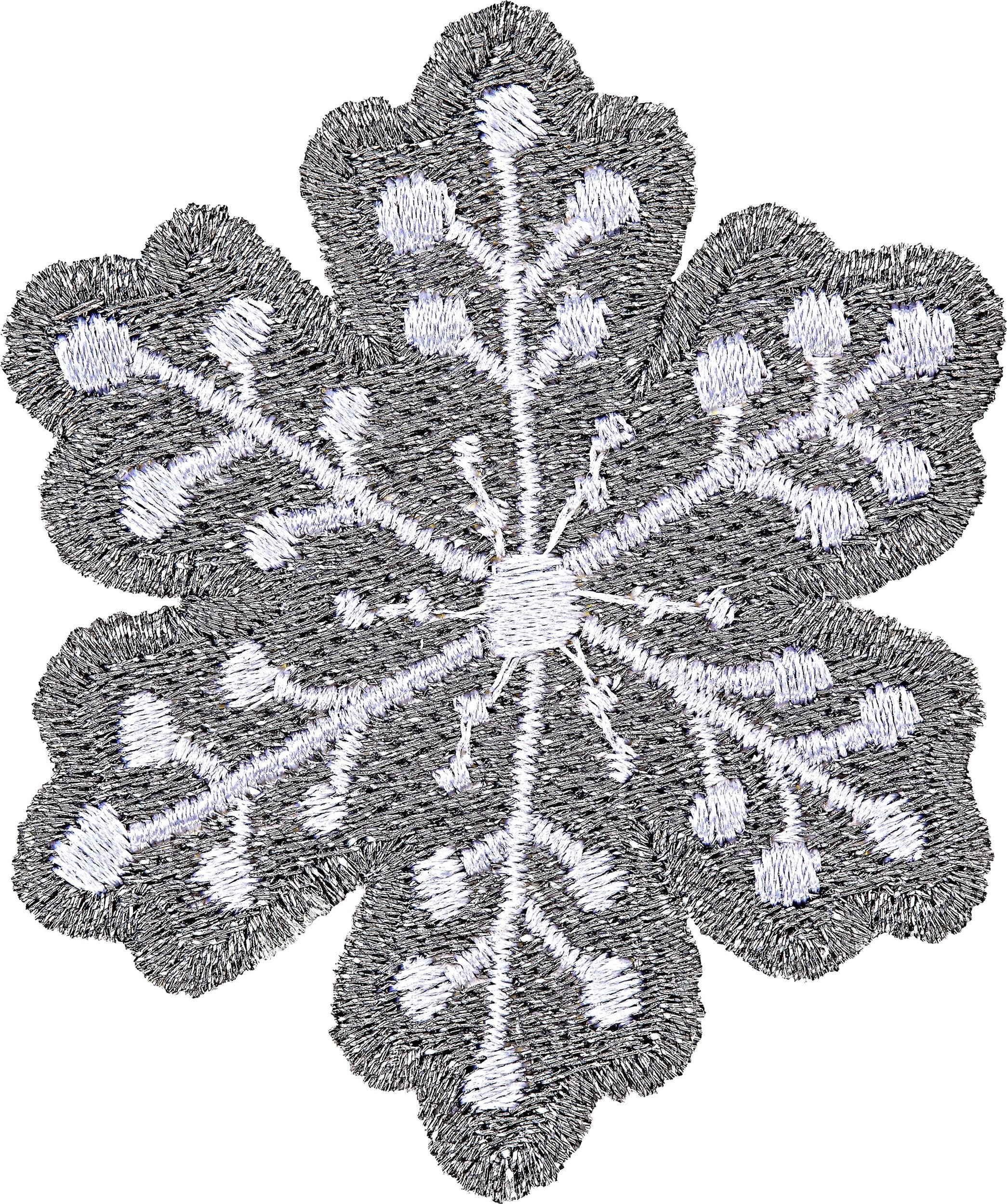 Naszywka na notes Moleskine Xmas płatek śniegu