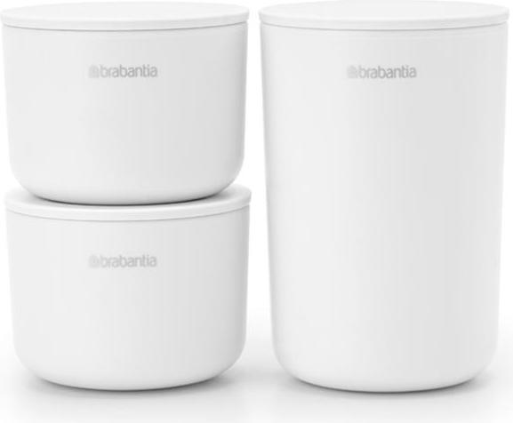 Pojemniki do przechowywania ReNew białe 3 szt.